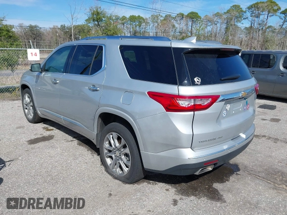 2021 Chevrolet Traverse Premier with VIN 1GNEVKKWXMJ198159, listed as a IAAI auction lot 41616691 with 80,229 mi miles. Bid and sale history available at carsss.com. Image 3.