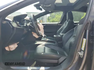 2016 Tesla Model S 90D with VIN 5YJSA1E27GF171605, listed as a Copart auction lot 59608645 with 90,080 mi miles and Salvage title. Bid and sale history available at DreamBid. Image 7.