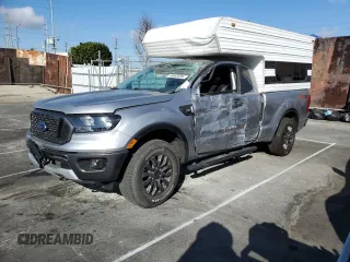 2020 Ford Ranger XL with VIN 1FTER1EH9LLA58935, listed as a Copart auction lot 43665335 with 14,283 mi miles and Salvage Title. Bid and sale history available at carsss.com. Image 1.