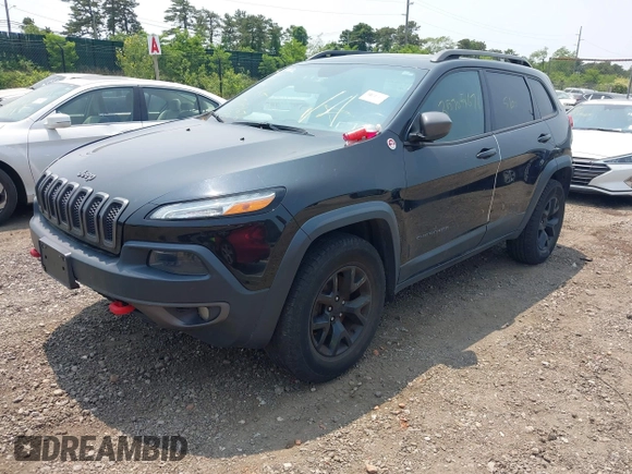 2014 Jeep Cherokee Trailhawk with VIN 1C4PJMBS8EW285276, listed as a IAAI auction lot 42408796 with Not provided miles and . Bid and sale history available at DreamBid. Image 17.