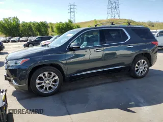 2018 Chevrolet Traverse Premier с VIN 1GNEVJKW5JJ262890, выставлен на аукционе Copart как лот 64004985 с пробегом 112 585 миль миль и Чистый • Clean title. История ставок и продаж доступна на DreamBid. Изображение 1.