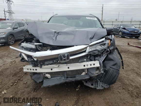 2021 Honda Pilot Touring 8-Passenger with VIN 5FNYF5H91MB023571, listed as a Copart auction lot 81325294 with Not Provided miles and Salvage Title. Bid and sale history available at DreamBid. Image 5.