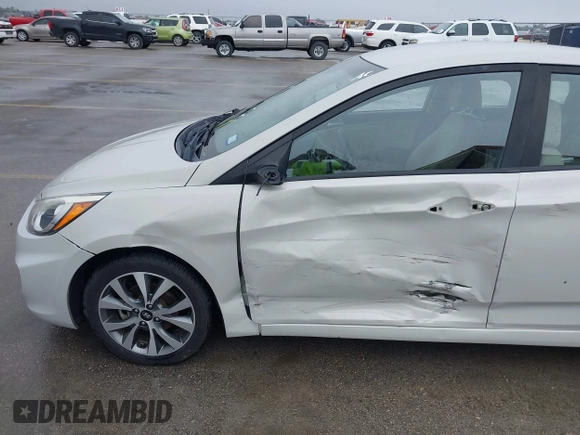 2017 Hyundai Accent SE with VIN KMHCT4AE4HU251822, listed as a IAAI auction lot 41967348 with 88,303 mi miles. Bid and sale history available at carsss.com. Image 6.