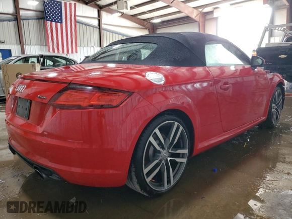 2018 Audi TT Roadster with VIN TRUT5CFV2J1000151, listed as a Copart auction lot 61165715 with 45,999 mi miles and Salvage title. Bid and sale history available at DreamBid. Image 3.