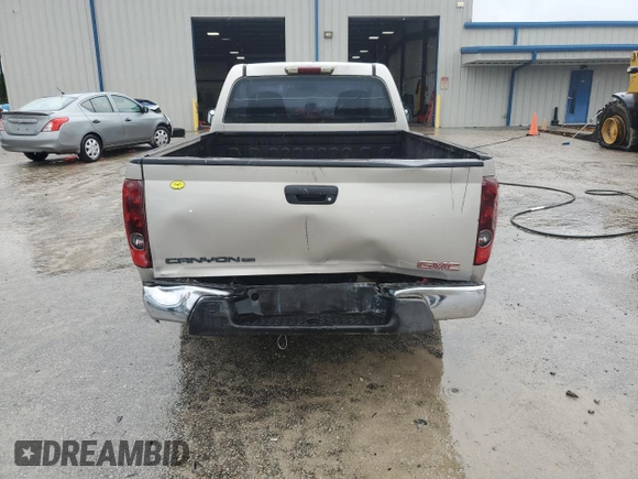 2007 GMC Canyon SL with VIN 1GTCS149078189203, listed as a Copart auction lot 66347834 with 315,676 mi miles and Salvage Title. Bid and sale history available at carsss.com. Image 6.
