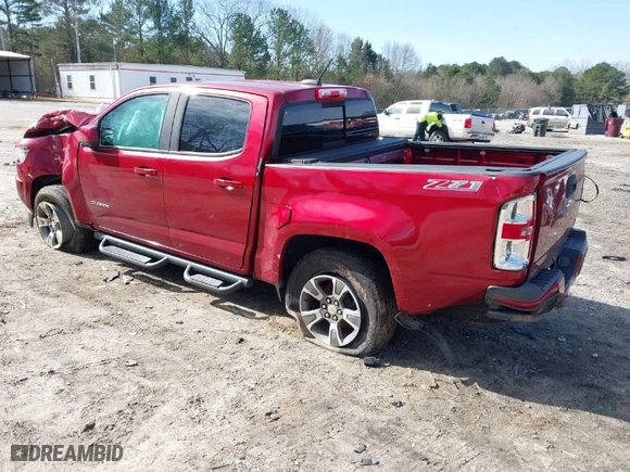 2016 Chevrolet Colorado 2WD Z71 with VIN 1GCGSDE30G1361834, listed as a IAAI auction lot 41729003 with 1 mi miles. Bid and sale history available at carsss.com. Image 3.