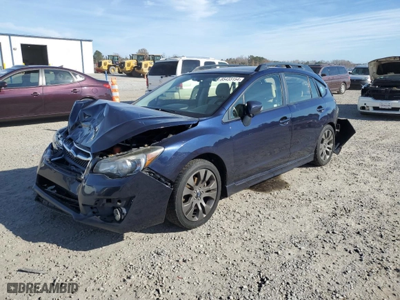 2016 Subaru Impreza Wagon 2.0i Sport Premium with VIN JF1GPAS68GH290488, listed as a Copart auction lot 85433154 with 81,097 mi miles and Salvage Title. Bid and sale history available at carsss.com. Image 1.