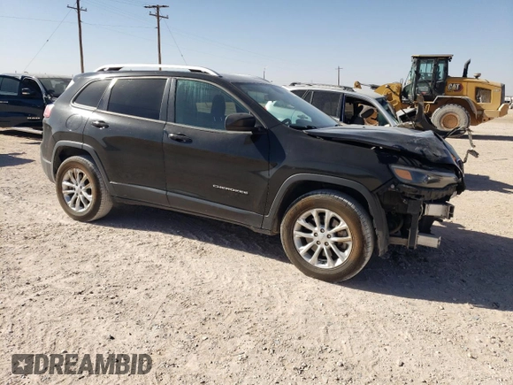 2020 Jeep Cherokee Latitude with VIN 1C4PJMCB5LD651010, listed as a Copart auction lot 48417025 with 82,777 mi miles and Salvage Title. Bid and sale history available at carsss.com. Image 4.