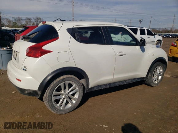 2014 Nissan Juke Nismo with VIN JN8AF5MRXET360699, listed as a Copart auction lot 88971575 with 116,486 mi miles and Salvage Title. Bid and sale history available at DreamBid. Image 3.