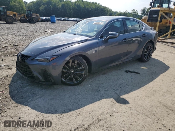 2021 Lexus IS 350 F Sport with VIN JTHGZ1E25M5022412, listed as a Copart auction lot 63022165 with Not provided miles and Salvage title. Bid and sale history available at DreamBid. Image 1.