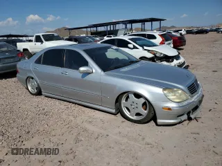 2002 Mercedes-Benz S 5.0L with VIN WDBNG75J12A276579, listed as a Copart auction lot 69104334 with Not Provided miles and Clean Title. Bid and sale history available at carsss.com. Image 4.