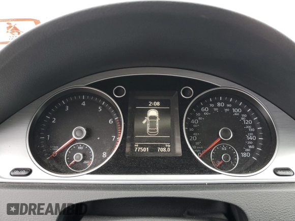 2016 Volkswagen CC Sport with VIN WVWBP7ANXGE502972, listed as a Copart auction lot 46179155 with 77,501 mi miles and Salvage Title. Bid and sale history available at DreamBid. Image 9.