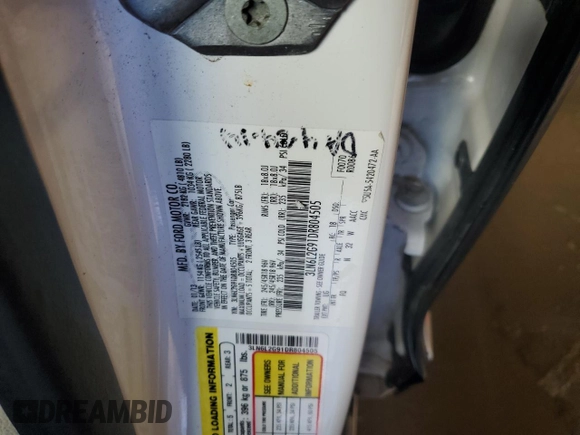 2013 Lincoln MKZ с VIN 3LN6L2G91DR804505, выставлен на аукционе Copart как лот 45899685 с пробегом 143 757 миль миль и Списание • Salvage title. История ставок и продаж доступна на DreamBid. Изображение 14.