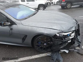 2020 BMW 8 Series M850i with VIN WBAGV8C05LCD67134, listed as a IAAI auction lot 41047470 with 1 mi miles. Bid and sale history available at carsss.com. Image 6.
