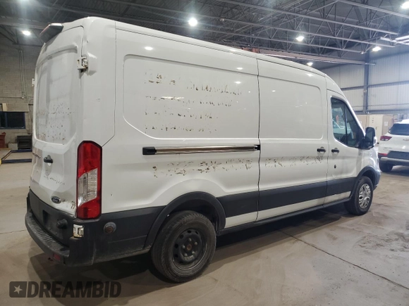 2019 Ford Transit with VIN 1FTYR2CM1KKA90561, listed as a Copart auction lot 59294825 with 221,303 mi miles and Salvage title. Bid and sale history available at DreamBid. Image 3.