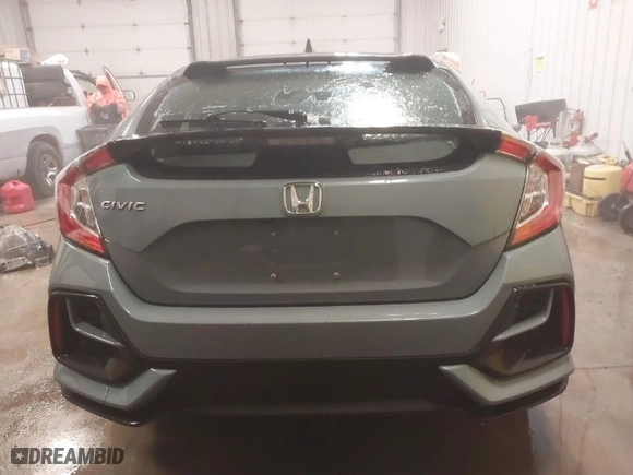 2020 Honda Civic Hatchback EX-L with VIN SHHFK7H86LU222442, listed as a IAAI auction lot 41499385 with 75,367 mi miles. Bid and sale history available at carsss.com. Image 16.