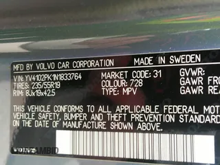 2022 Volvo XC90 Momentum с VIN YV4102PK1N1833764, выставлен на аукционе IAAI как лот 41865450 с пробегом 36 013 миль миль и . История ставок и продаж доступна на DreamBid. Изображение 9.