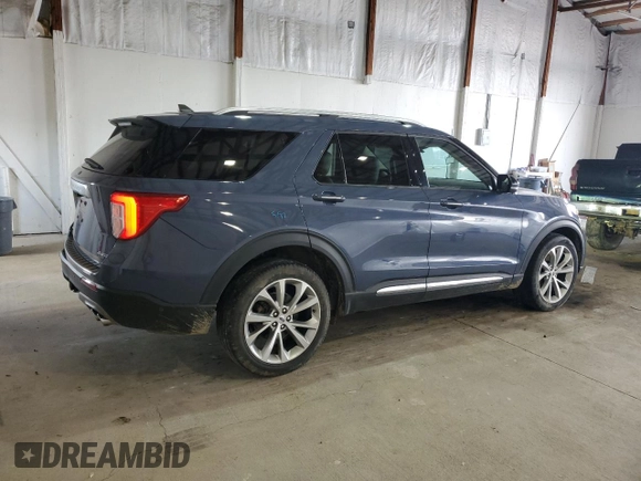 2021 Ford Explorer Platinum с VIN 1FM5K8HC8MGC17317, выставлен на аукционе Copart как лот 55221625 с пробегом 52 485 миль миль и Списание • Salvage title. История ставок и продаж доступна на DreamBid. Изображение 3.