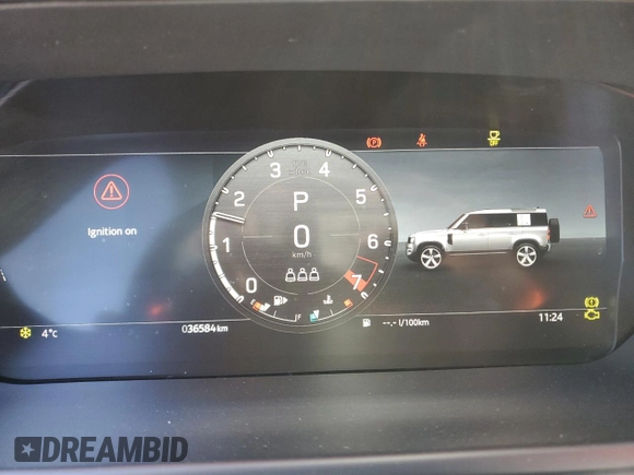 2024 Land Rover Defender X-Dynamic SE with VIN SALE27EU9R2253736, listed as a Copart auction lot 51570935 with 36,584 mi miles and Non repairable. Bid and sale history available at DreamBid. Image 9.
