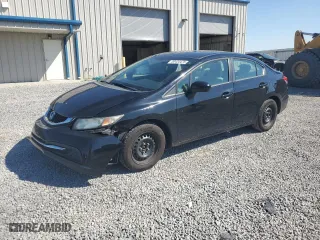 2014 Honda Civic Sedan LX with VIN 19XFB2F52EE043336, listed as a Copart auction lot 50434475 with 127,459 mi miles and Salvage Title. Bid and sale history available at carsss.com. Image 1.