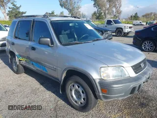 2000 Honda CR-V LX with VIN JHLRD1747YC034279, listed as a IAAI auction lot 41935658 with 167,956 mi miles. Bid and sale history available at carsss.com. Image 1.