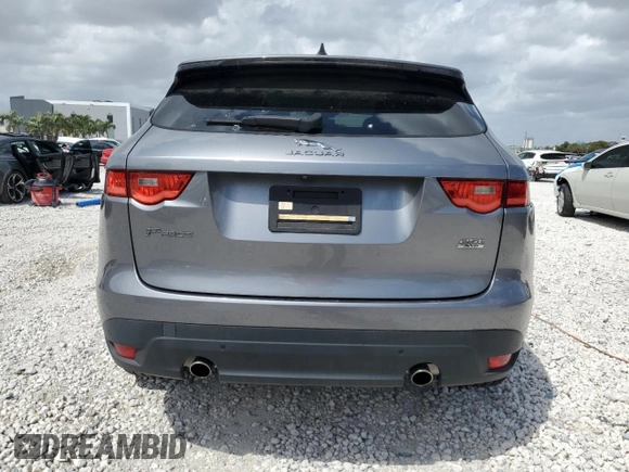 2020 Jaguar F-Pace 25t Premium with VIN SADCJ2FX2LA660716, listed as a Copart auction lot 50395805 with 15,619 mi miles and Non Repairable. Bid and sale history available at DreamBid. Image 6.