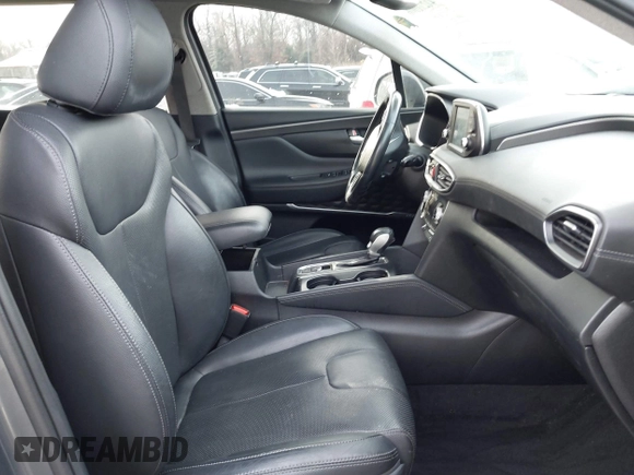 2019 Hyundai Santa Fe Limited with VIN 5NMS5CAD2KH059843, listed as a IAAI auction lot 41271006 with 187,468 mi miles. Bid and sale history available at carsss.com. Image 5.