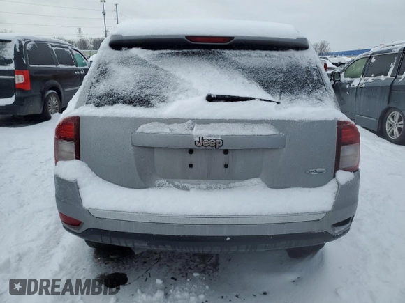 2015 Jeep Compass High Altitude Edition with VIN 1C4NJCEA8FD264154, listed as a Copart auction lot 43835095 with 156,285 mi miles and Salvage Title. Bid and sale history available at carsss.com. Image 6.