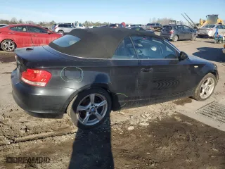2012 BMW 1 Series 128i with VIN WBAUL7C52CVM83052, listed as a Copart auction lot 43197535 with 145,107 mi miles and Salvage Title. Bid and sale history available at carsss.com. Image 3.