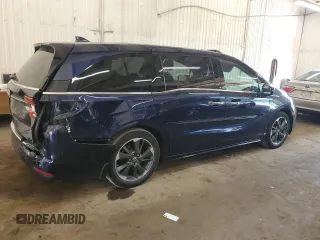 2022 Honda Odyssey Elite z VIN 5FNRL6H97NB011977, wystawiony jako Copart lot #56356345 z przebiegiem 58 803 mil mil oraz Szkoda całkowita • Salvage title. Historia ofert i sprzedaży dostępna na DreamBid. Obrazek 3.