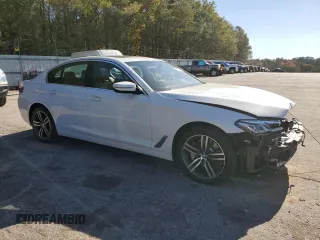 2021 BMW 5 Series 530e with VIN WBA13AG07MCG86131, listed as a Copart auction lot 81957964 with 39,405 mi miles and Salvage Title. Bid and sale history available at carsss.com. Image 4.