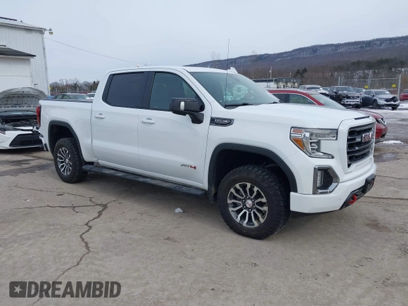 2021 GMC Sierra 1500 AT4 with VIN 1GTP9EED9MZ254983, listed as a IAAI auction lot 41617553 with 49,098 mi miles. Bid and sale history available at carsss.com. Image 1.