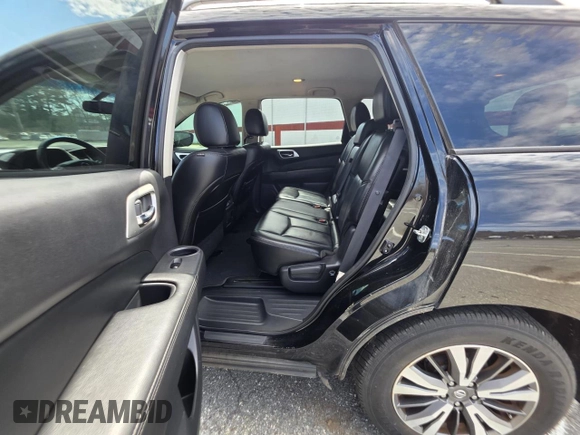 2017 Nissan Pathfinder SL with VIN 5N1DR2MM0HC62499, listed as a Copart auction lot 54711035 with 146,541 mi miles and Clean Title. Bid and sale history available at carsss.com. Image 6.