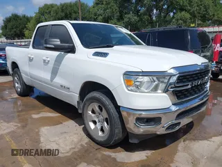 2022 Ram 1500 Big Horn with VIN 1C6RREBT8NN190343, listed as a IAAI auction lot 42514747 with 65,593 mi miles and . Bid and sale history available at DreamBid. Image 1.