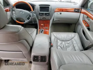 2002 Lexus LS 430 z VIN JTHBN30F120091703, wystawiony jako Copart lot #46336525 z przebiegiem Nie podano mil oraz Szkoda całkowita • Salvage title. Historia ofert i sprzedaży dostępna na DreamBid. Obrazek 8.