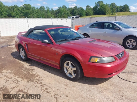2001 Ford Mustang Deluxe with VIN 1FAFP44441F135562, listed as a IAAI auction lot 42343630 with 156,394 mi miles and . Bid and sale history available at DreamBid. Image 1.