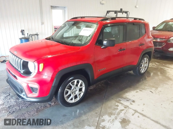 2019 Jeep Renegade Sport with VIN ZACNJAABXKPK24931, listed as a IAAI auction lot 40999733 with 36,117 mi miles and . Bid and sale history available at DreamBid. Image 17.