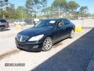 2011 Hyundai Genesis with VIN KMHGC4DFXBU141791, listed as a IAAI auction lot 41903276 with 215,161 mi miles and . Bid and sale history available at DreamBid. Image 2.