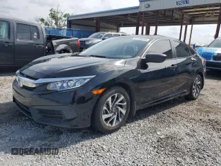 2017 Honda Civic EX z VIN 19XFC2F79HE067295, wystawiony jako Copart lot #54195515 z przebiegiem 59 980 mil mil oraz Szkoda całkowita • Salvage title. Historia ofert i sprzedaży dostępna na DreamBid. Obrazek 1.