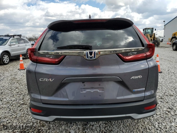2022 Honda CR-V Hybrid EX-L with VIN 5J6RT6H81NL022598, listed as a Copart auction lot 50038795 with 37,660 mi miles and Salvage Title. Bid and sale history available at carsss.com. Image 6.