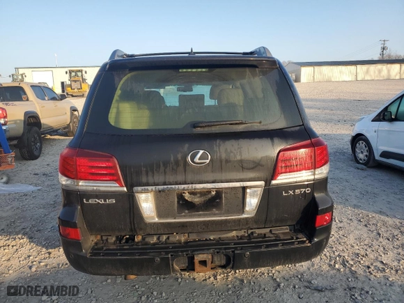 2009 Lexus LX 570 with VIN JTJHY00W394026787, listed as a Copart auction lot 48467865 with 238,487 mi miles and Salvage Title. Bid and sale history available at carsss.com. Image 6.