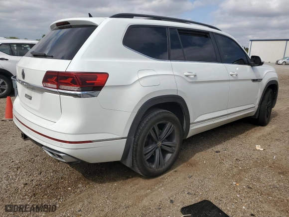 2021 Volkswagen Atlas 3.6L V6 SE w/Technology R-Line with VIN 1V2PR2CA8MC502858, listed as a Copart auction lot 79548774 with 0 mi miles and Salvage Title. Bid and sale history available at carsss.com. Image 3.