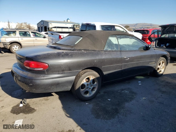 1999 Chrysler Sebring Jxi with VIN 3C3EL55H9XT603457, listed as a Copart auction lot 88762925 with 98,093 mi miles and Clean Title. Bid and sale history available at carsss.com. Image 3.
