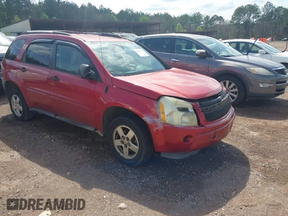 2005 Chevrolet Equinox LS with VIN 2CNDL13F556120210, listed as a IAAI auction lot 41840163 with 195,893 mi miles. Bid and sale history available at carsss.com. Image 1.