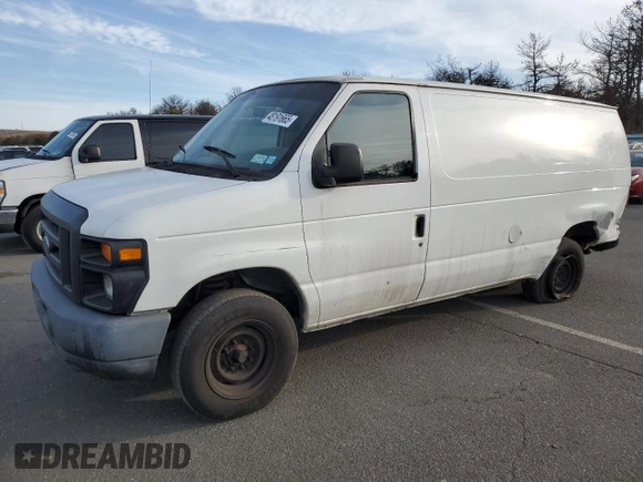 2008 Ford Econoline Cargo Commercial with VIN 1FTNE14W18DA66881, listed as a Copart auction lot 48191665 with 229,760 mi miles and Salvage title. Bid and sale history available at DreamBid. Image 1.