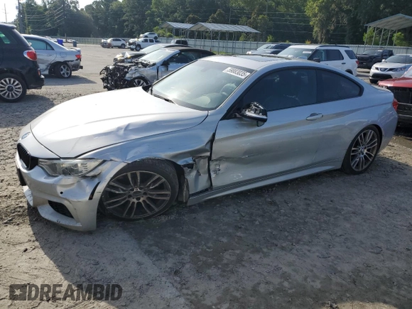 2015 BMW 4 Series 428i z VIN WBA3N3C5XFK232185, wystawiony jako Copart lot #59883035 z przebiegiem 119 548 mil mil oraz Szkoda całkowita • Salvage title. Historia ofert i sprzedaży dostępna na DreamBid. Obrazek 1.