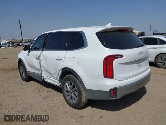 2025 Kia Telluride LX z VIN 5XYP24GC9SG567434, wystawiony jako IAAI lot #41728291 z przebiegiem 1 548 mil mil oraz . Historia ofert i sprzedaży dostępna na DreamBid. Obrazek 3.