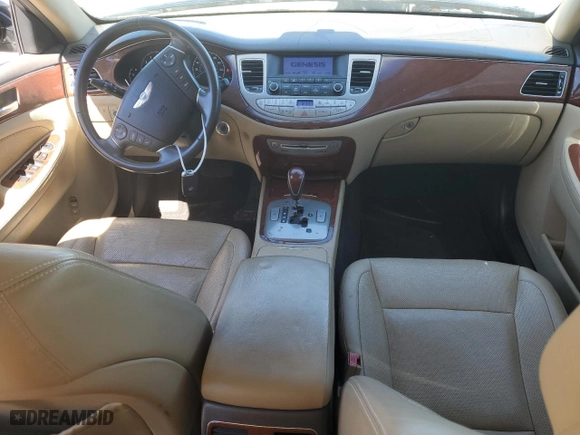 2012 Hyundai Genesis 3.8L with VIN KMHGC4DD7CU152151, listed as a Copart auction lot 49537015 with 109,772 mi miles and Salvage Title. Bid and sale history available at carsss.com. Image 8.