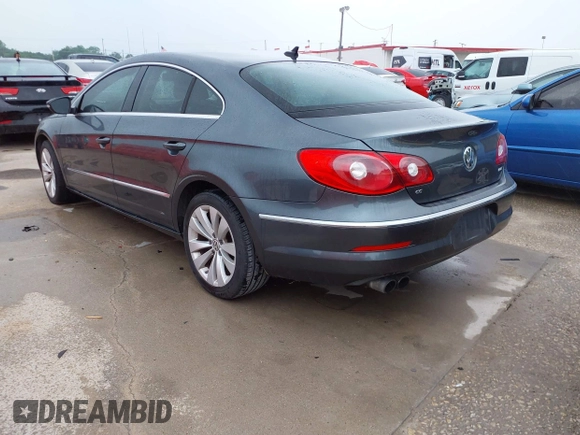 2012 Volkswagen CC Sport PZEV with VIN WVWMP7AN1CE537967, listed as a IAAI auction lot 42139211 with 86,794 mi miles. Bid and sale history available at carsss.com. Image 3.