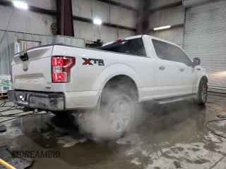 2018 Ford F-150 XL with VIN 1FTFW1EG5JFA02667, listed as a Copart auction lot 45226685 with 349,980 mi miles and Salvage Title. Bid and sale history available at DreamBid. Image 3.
